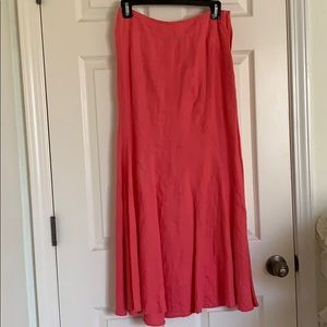 Beautiful coral mermaid skirt